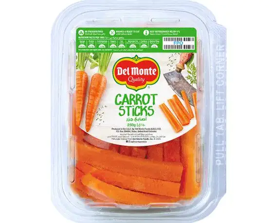 Del Monte Peeled Carrot Sticks 250g  